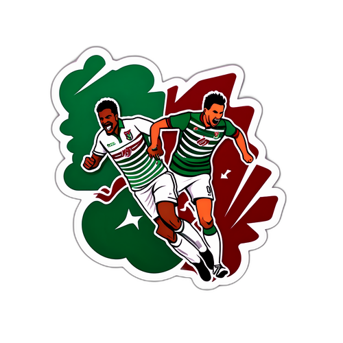 Affiche dynamique de Fluminense et Cruzeiro