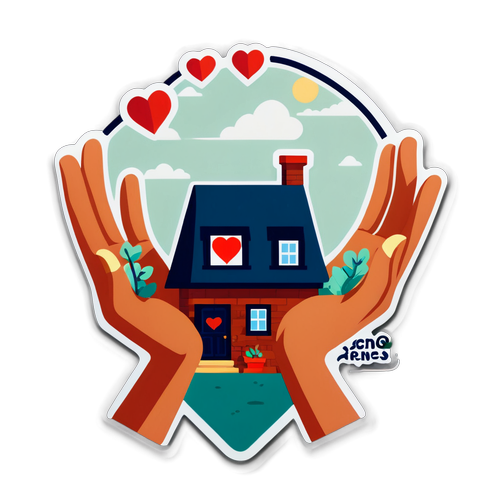 Sticker 'Cuidando dos Aposentados do INSS'