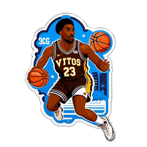 Vitto Brown'un Spor Kariyerini Yansıtan Sticker