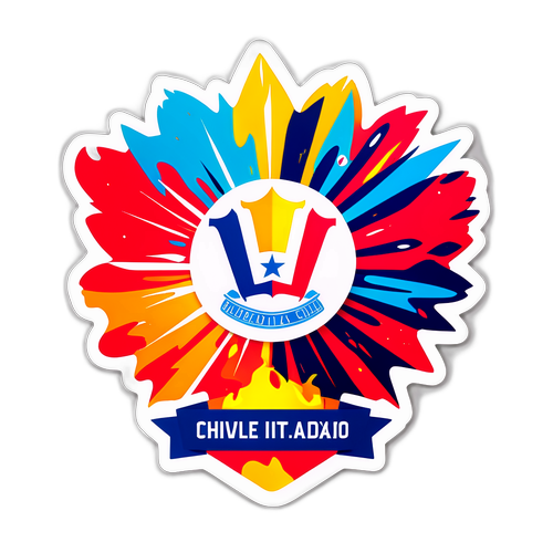Sticker de la Universidad de Chile y Audax Italiano