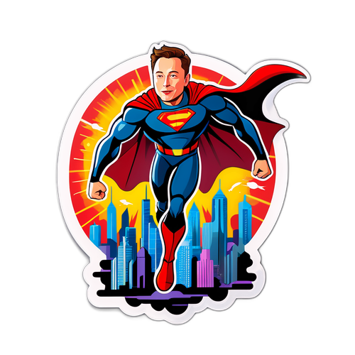 Elon Musk som superhjälte