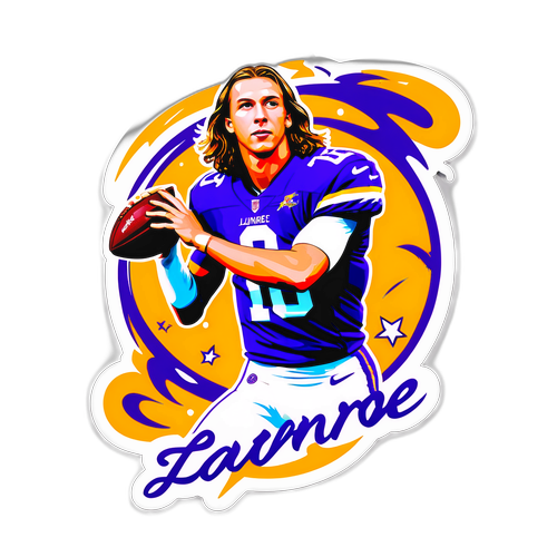 Dynamic Trevor Lawrence Sticker Design