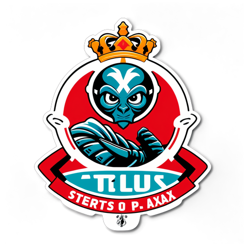 Ajax Sticker met Sterren en Trots op Ajax