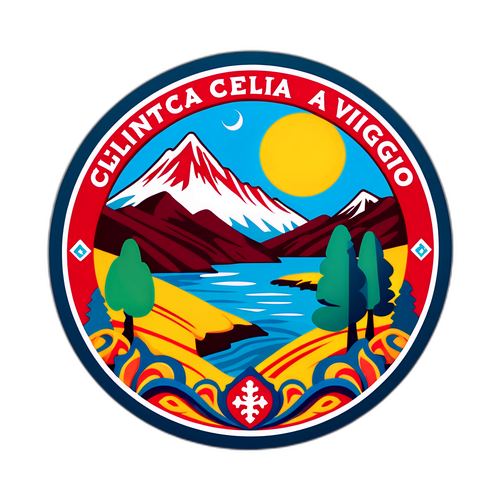 Sticker ya Celta Vigo yenye Mtazamo wa Galician