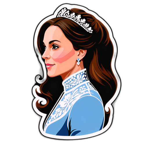 Portrait stylisé de Kate Middleton