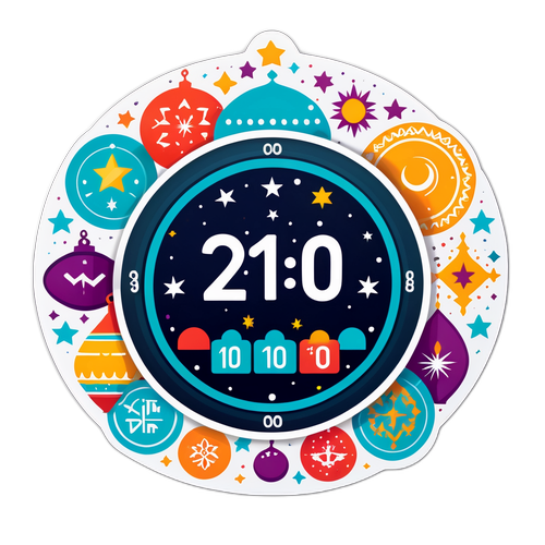 Stiker Hitung Mundur Menyambut Ramadan 2026