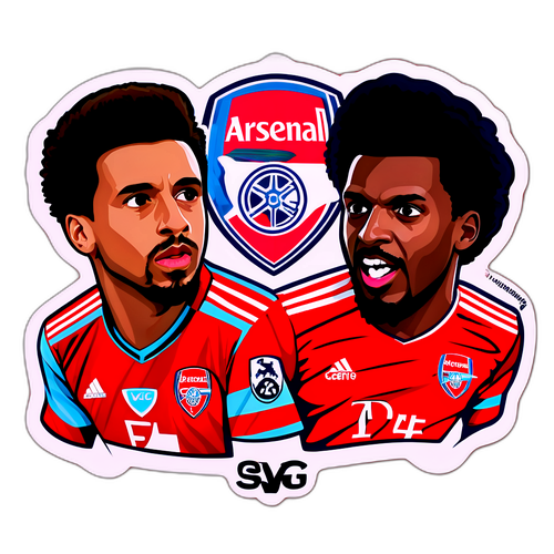 Arsenal vs Bayern Sticker