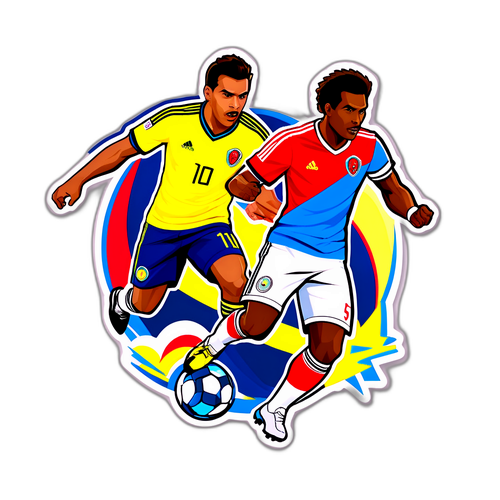 Adesivo Competitivo: Colômbia vs Costa Rica