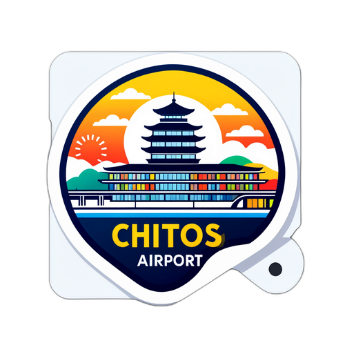 千歳空港の魅力を引き立てるステッカー