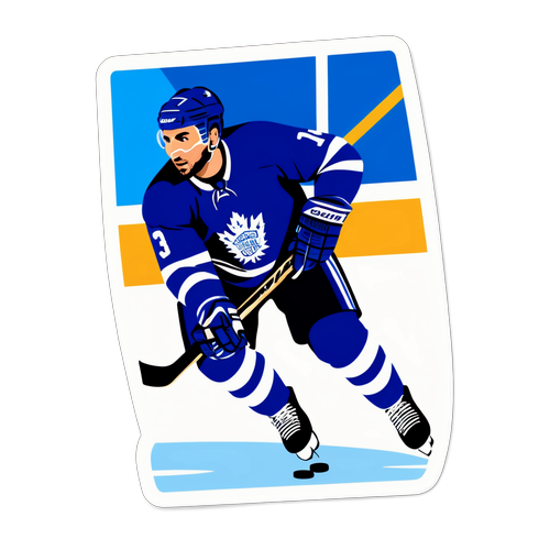 Scène de Hockey Intense