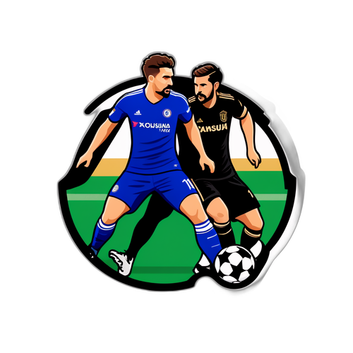 สติ๊กเกอร์ฟุตบอลเชลซี vs LAFC