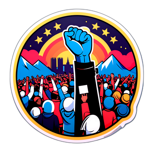 Friedlicher Protest: Mut und Hoffnung