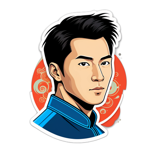吳尊的現代藝術風格肖像