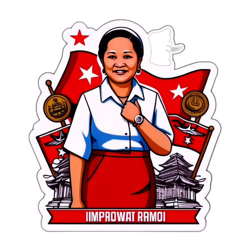 Megawati Prabowo dalam Pose Kekuatan