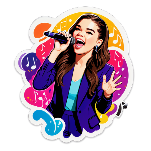 Glad klistermærke af Hailee Steinfeld