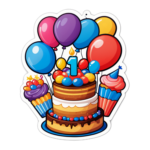 Eylul Lize Kandemir’in Yaşı Kutlama Stickerı