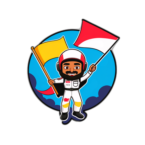 Karikatur af Sultan Ahmed bin Sulayem