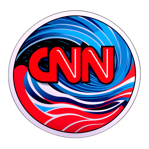 מדבקת CNN Live חיה