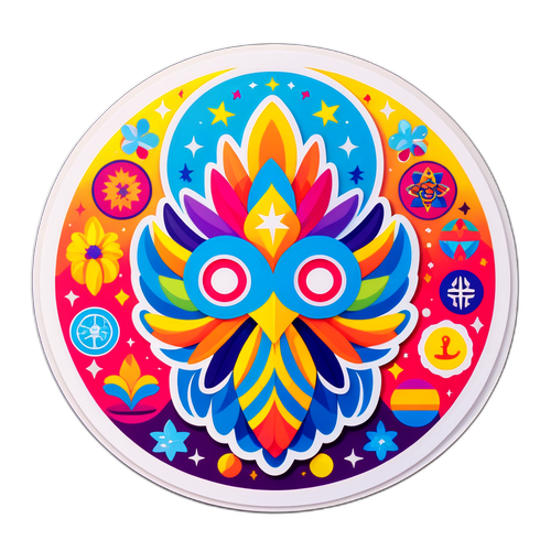 Pluribus - Naklejka Jedności i Różnorodności