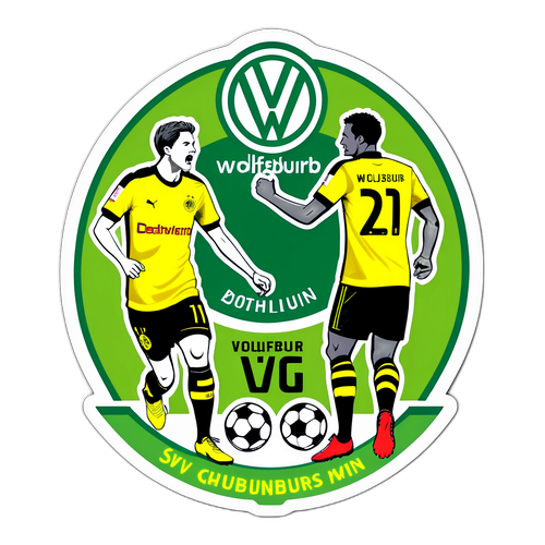 Match mellem Dortmund og Wolfsburg