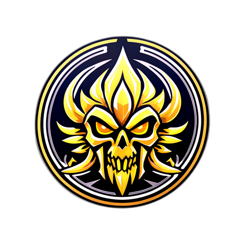 KTOS 鐵金屬風格標誌貼紙