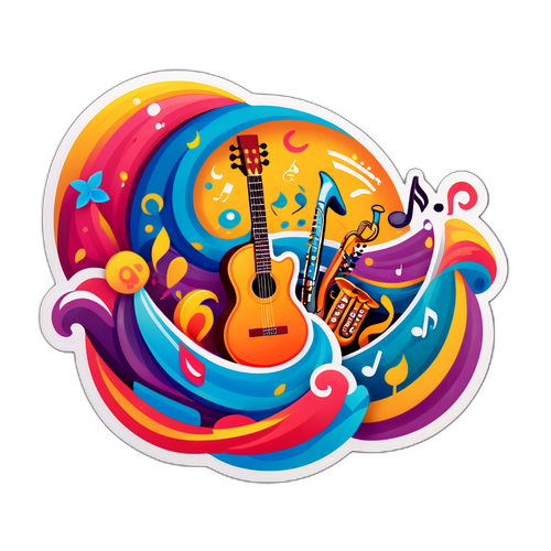 ऊर्जावान संगीत Sticker