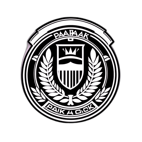 PAOK-Logo mit traditionellen griechischen Motiven