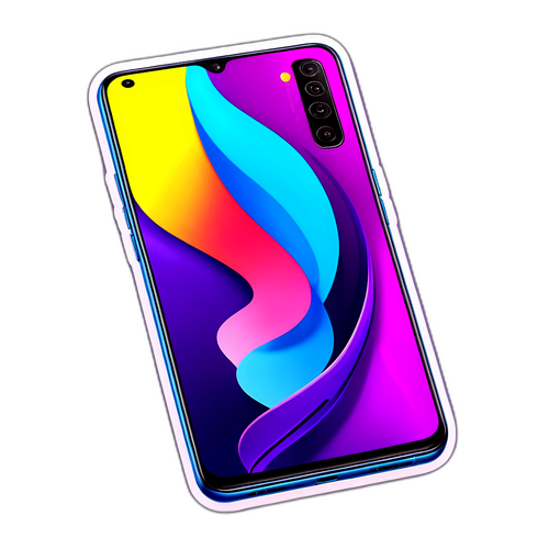 Sticker Realme 15 yang Berwarna-warni