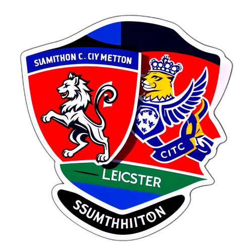 Rekaan Stiker Southampton vs Leicester City