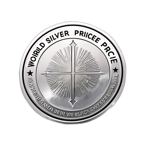 Thiết kế đồng tiền bạc sáng bóng