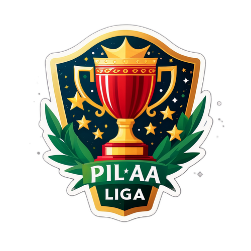 Sticker Trofi Piala Liga