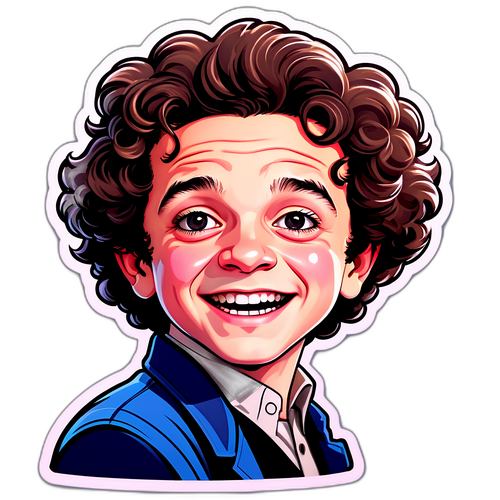 Autocollant dynamique de Noah Jupe dans un rôle célèbre