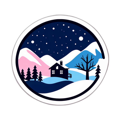 Faszination des skandinavischen Winters