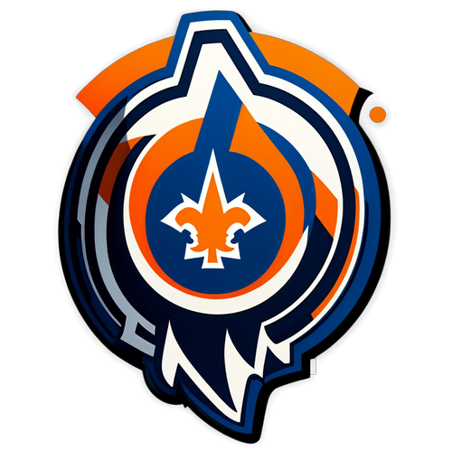 Éblouissant! Le Logo des Oilers d'Edmonton Réinventé en Métallique!