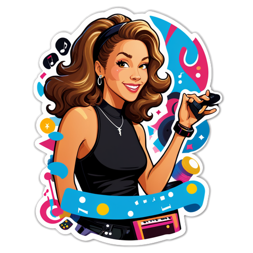 Colbie Young: The Musical Adventure Sticker - Dive into His Fun-Filled Journey!