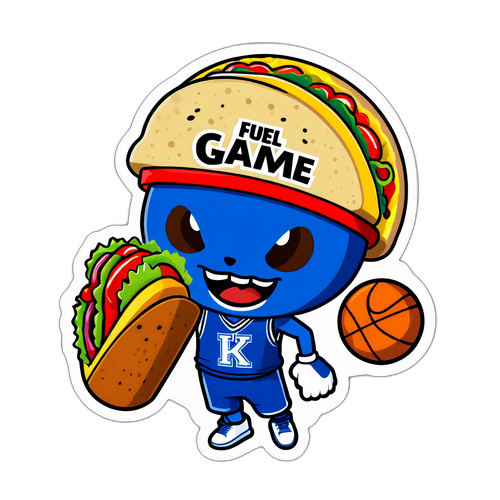 Fuel Your Game Day! - Kentucky Basketball & Tacos Sticker