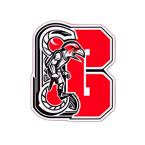 Ohio State Warriors Basketball Iconic Sticker