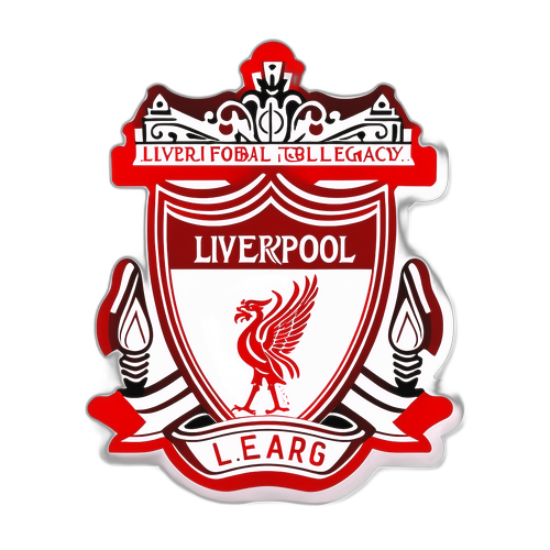 Fejr Liverpool's Fodboldarv med Retro Typografi