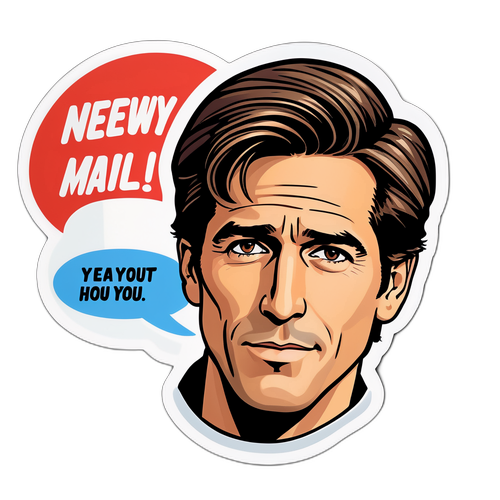 Comic Style Portrait Sticker