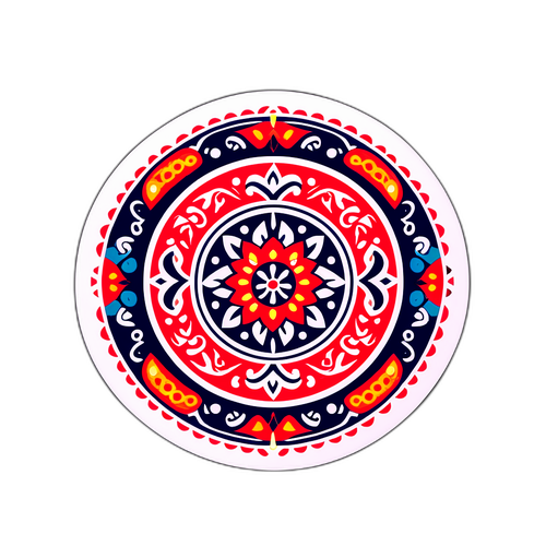 Şara Temalı Geleneksel Desen Sticker