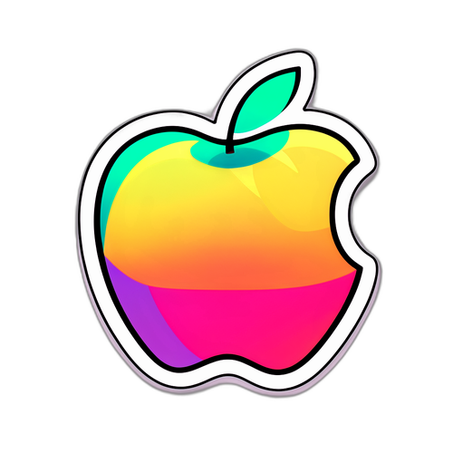 Sticker mit dem neuesten Apple-Update