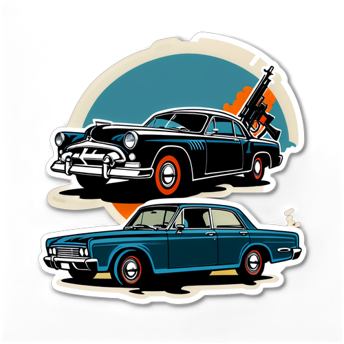 Mobland Araç ve Silah Sticker'ı