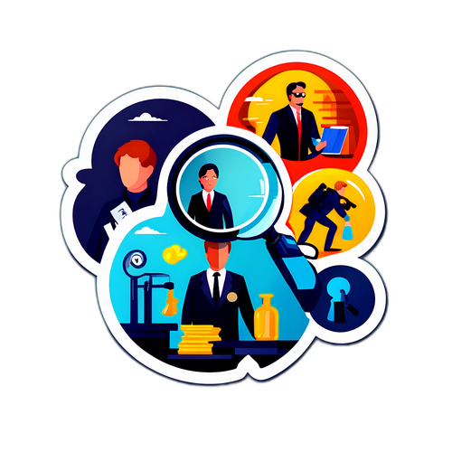 Cenas de investigação em um homicídio