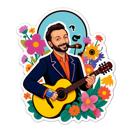 Sticker giocoso di Cesare Cremonini