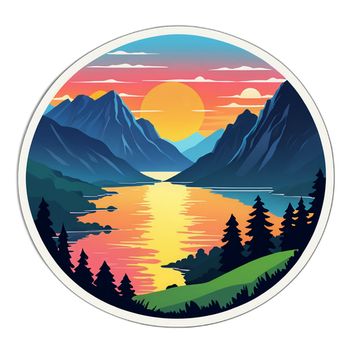 Romantische Landschaft am Ossiacher See