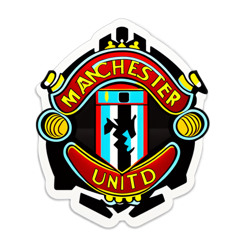 Gegaran Merah! Sticker Manchester United Menyemarakkan Semangat Pemain dan Penyokong!