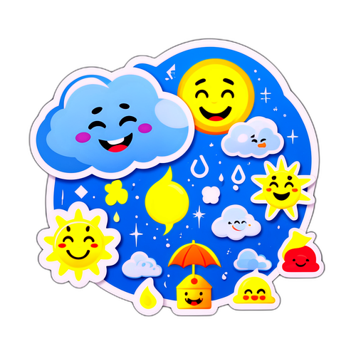 Wetterbericht mit Freude