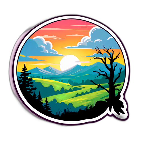 Un autocollant inspiré par le film Les Hauts de Hurlevent