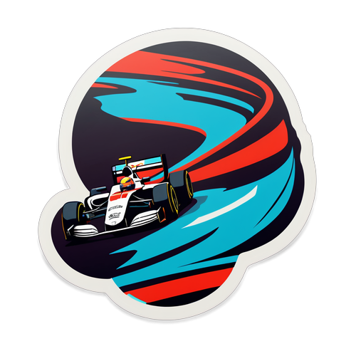 Stiker Formula 1 Sleek