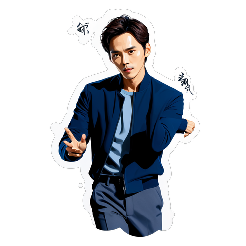 Reka Bentuk Stiker Minimalis Won Bin